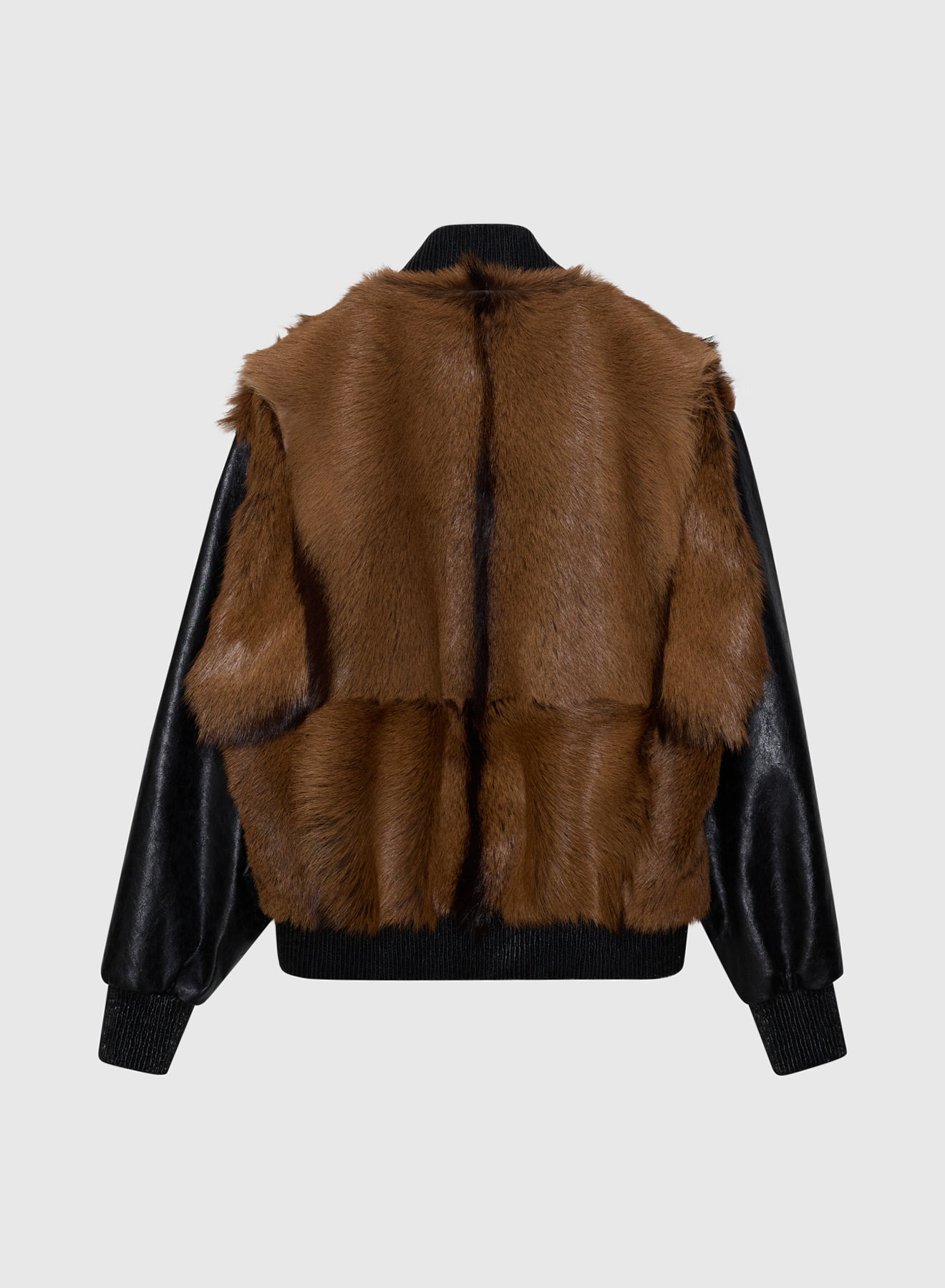 ジャケット・アウター Tete homme goat leather fur jacket ジャケット