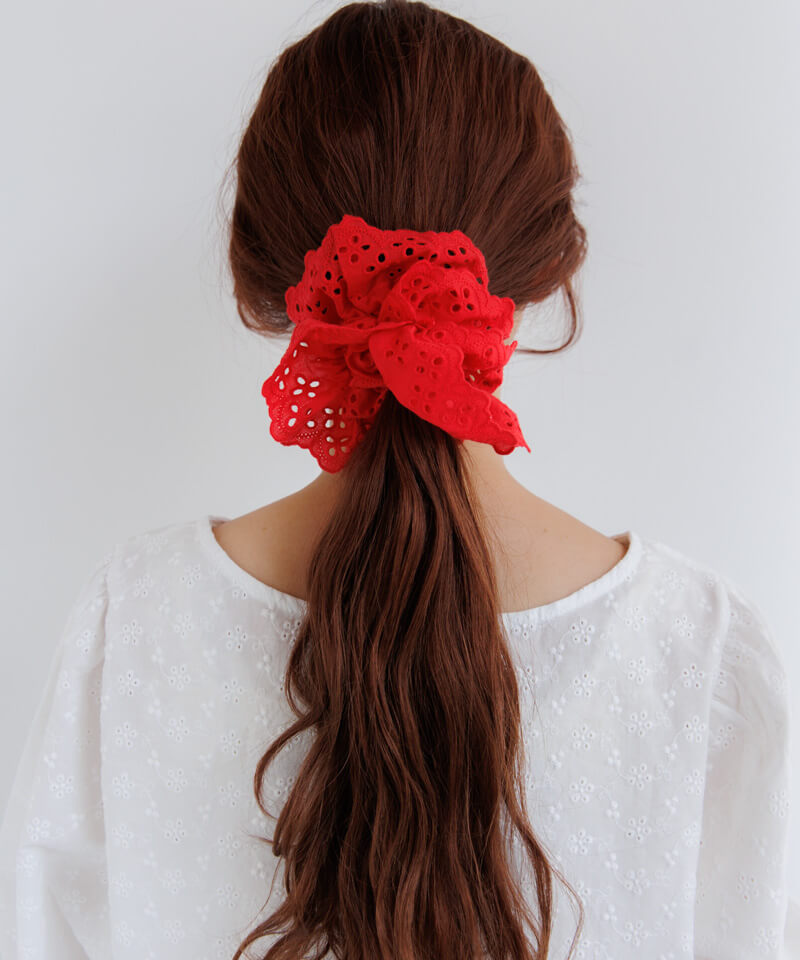 scallop lace chouchou～ｽｶﾗｯﾌﾟﾚｰｽｼｭｼｭ | flower／フラワー公式通販