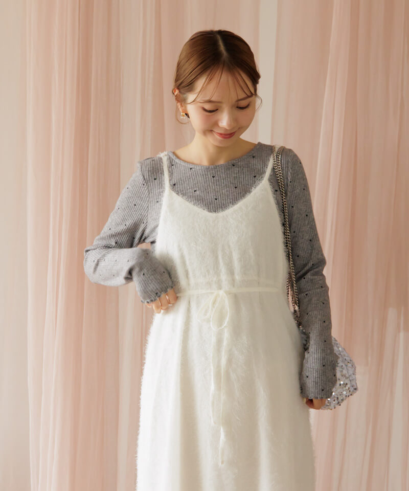 heart rib top3～ﾊｰﾄﾘﾌﾞﾄｯﾌﾟ3 | flower／フラワー公式通販