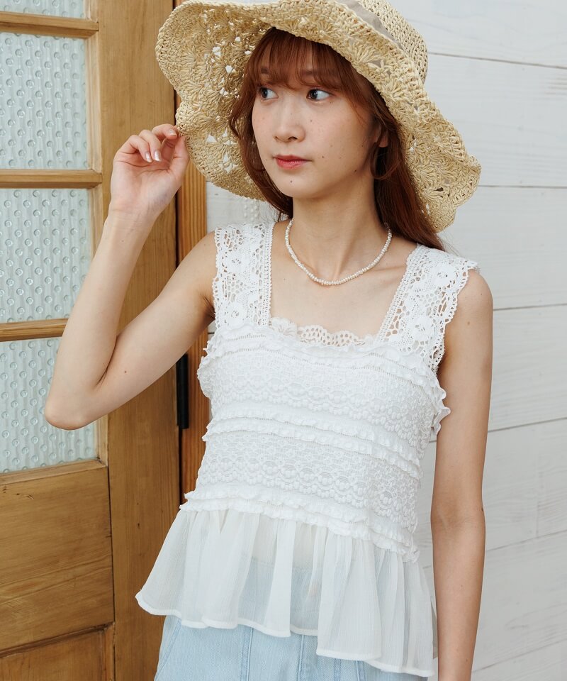 30%OFF】sunny lace bustier～ｻﾆｰﾚｰｽﾋﾞｽﾁｪ | flower／フラワー公式通販
