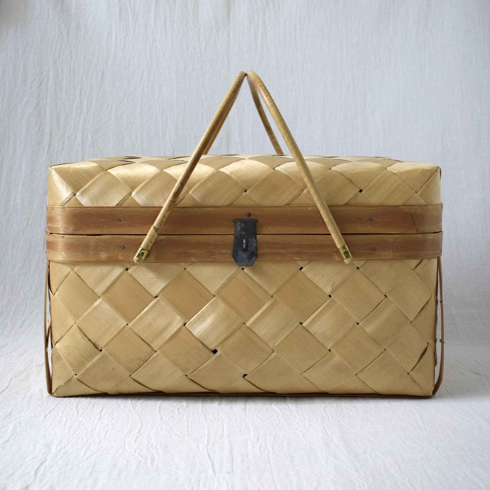 スポーンコリ・Spånkorg / ハンドル・蓋付き / フィンランド | florantik