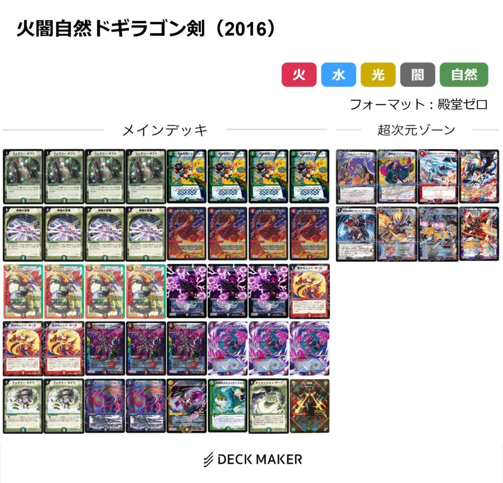 デュエマ】歴代最強デッキ選手権 Sランク~火闇自然ドギラゴン剣