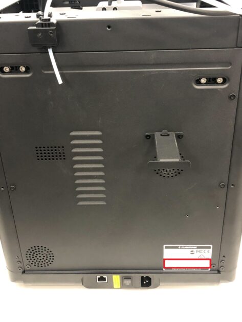 Adventurer5M】シリアルナンバー確認方法 - FLASHFORGE