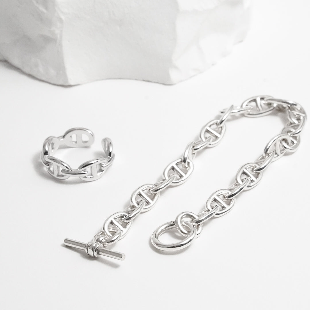 Anchor Chain Bracelet 【Silver925】 – FLÜGEL