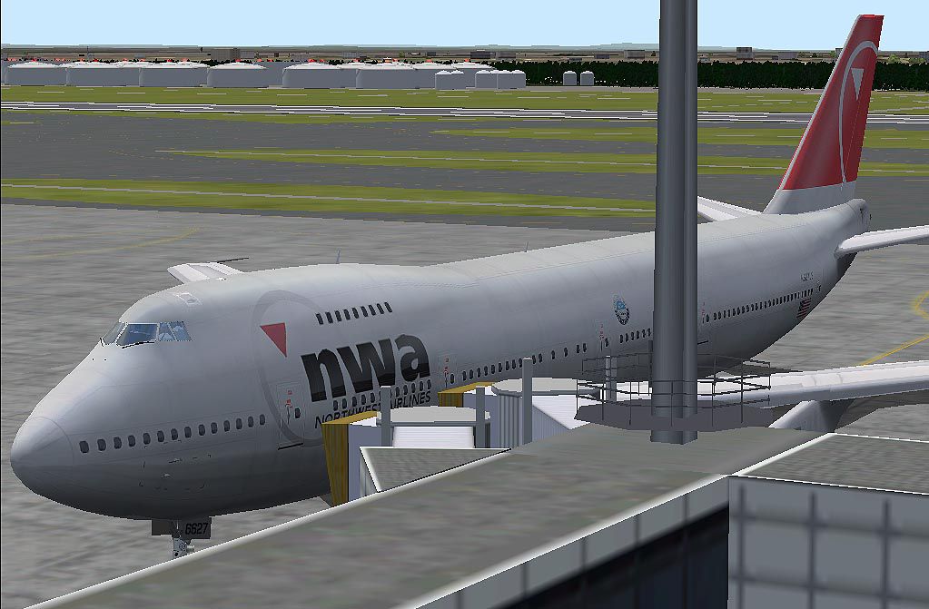 Northwest Airlines Boeing 747-200 N627US for FS2004