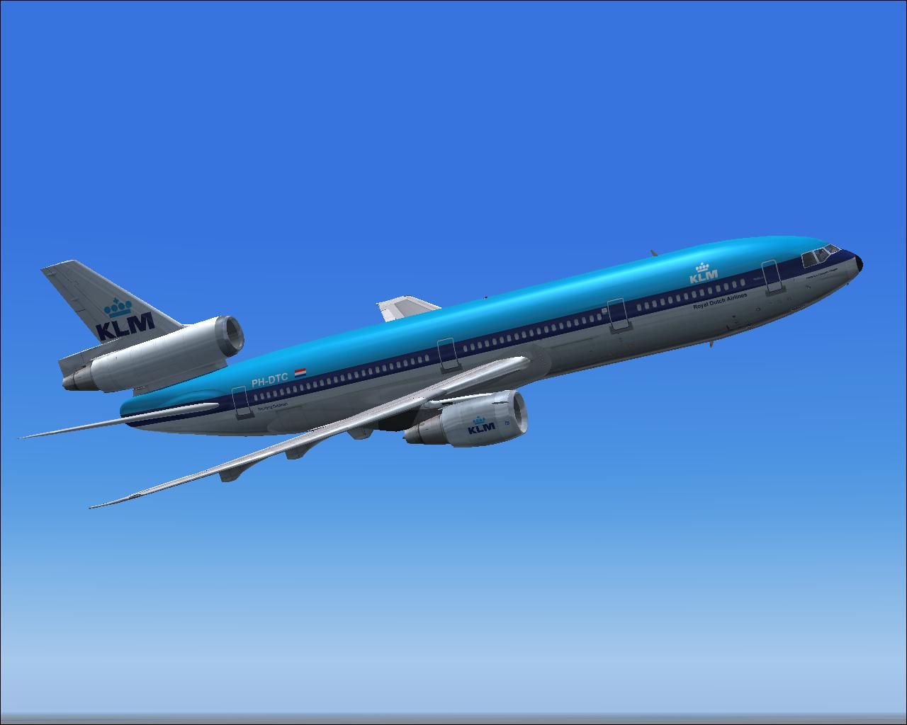 KLM Douglas DC-10-30 PH-DTC (Old Colors) for FSX