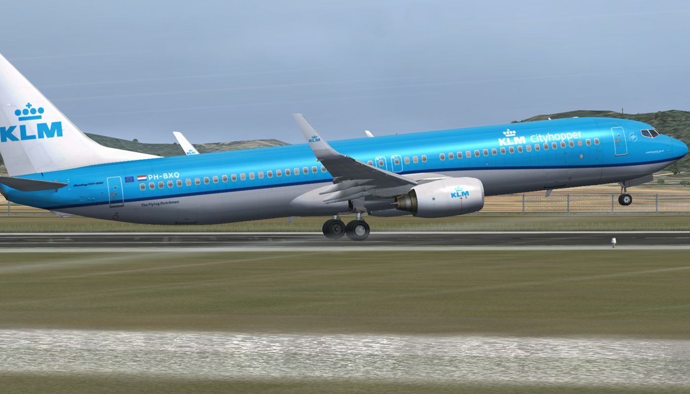 KLM Cityhopper Boeing 737-900 PH-BXQ for FSX