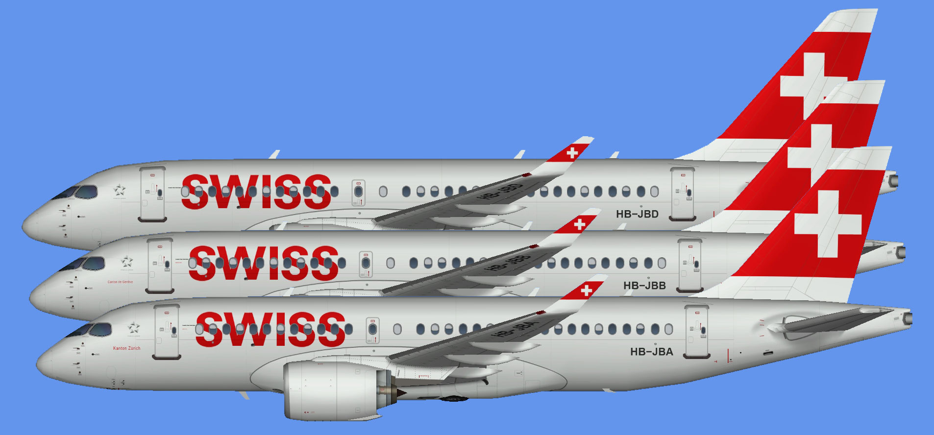 Swiss International Airbus A220-300 (SBAI) - The Flying Carpet Hub