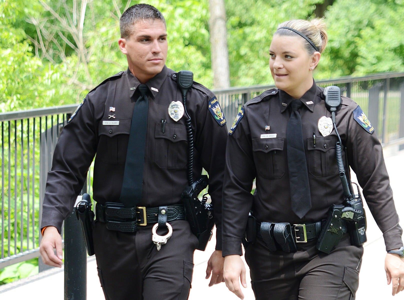 Deluxe Tropical Women's LAPD Navy Shirt | Flying Cross