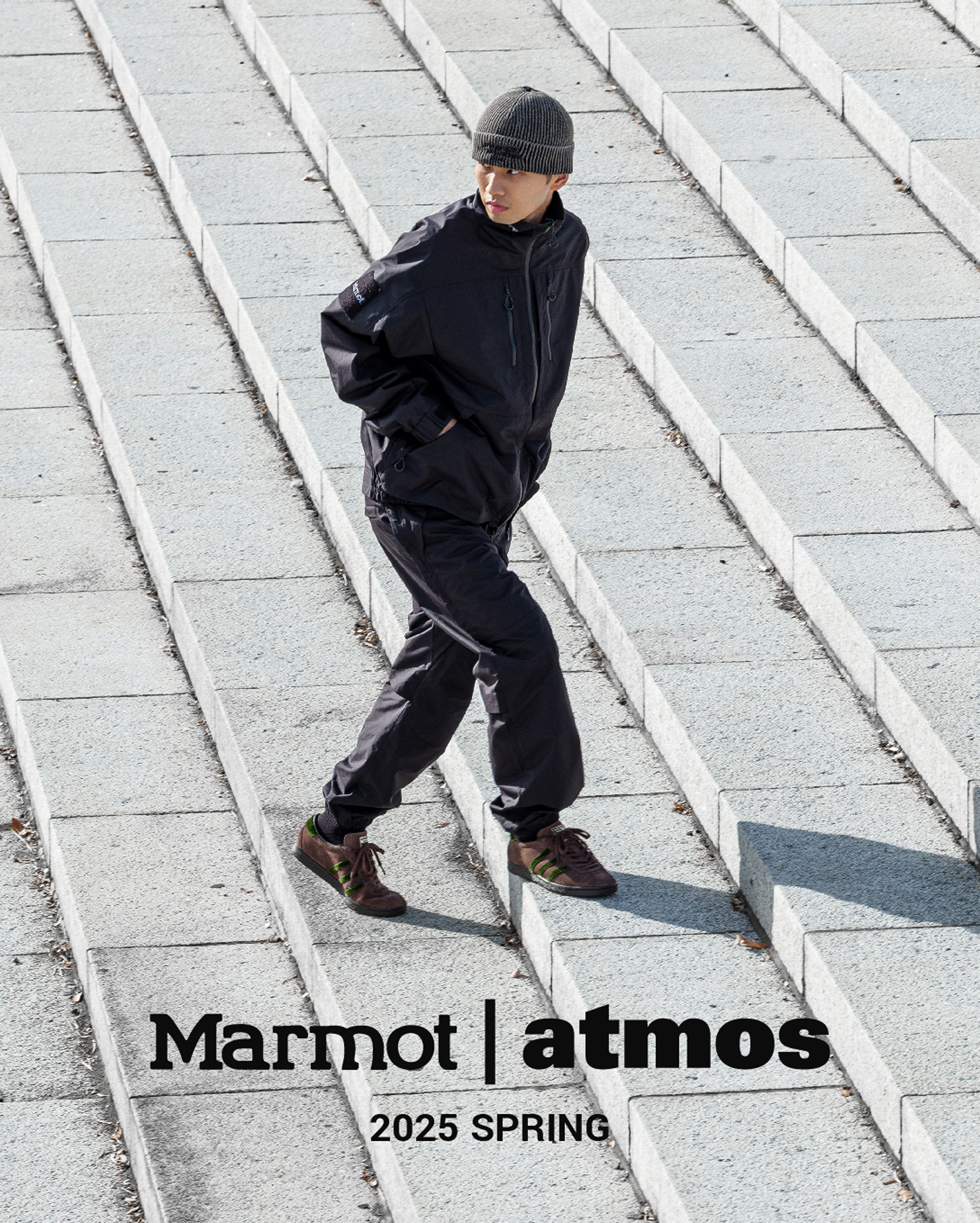 atmos Apparelから「Marmot」とのセットアップが1月11日(土)登場