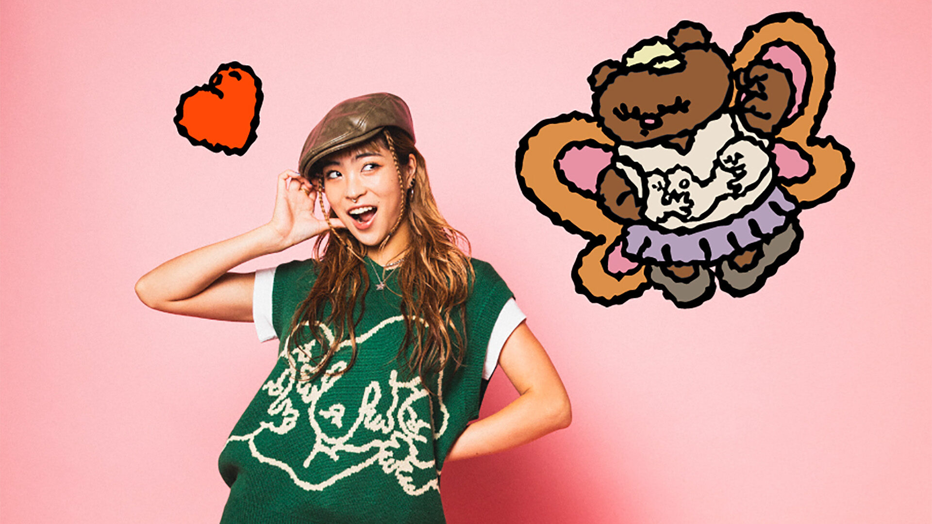 atmos pink × 櫻井万里明のコラボアパレルが9月20日(土)登場！ ｜ FLY