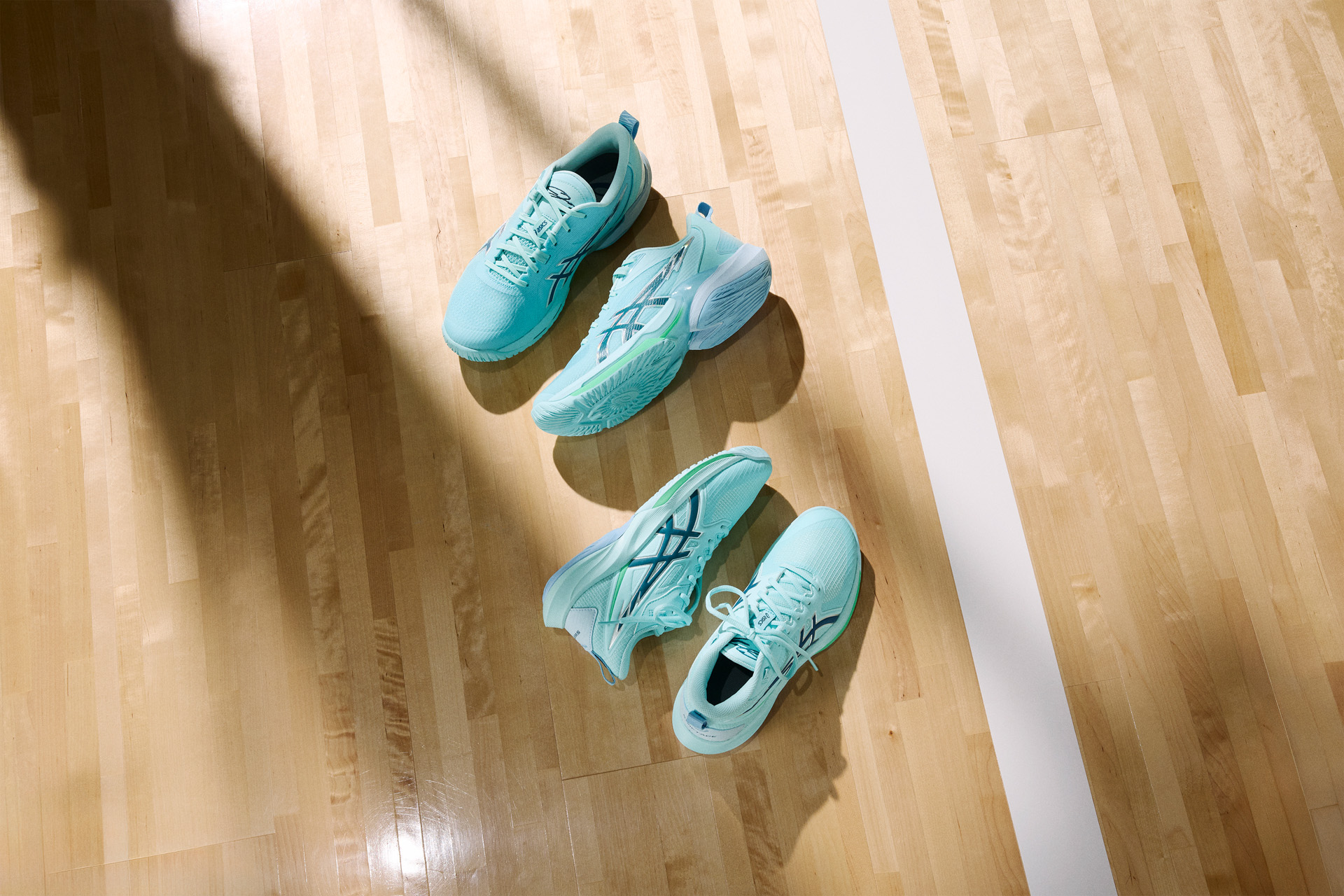 アシックスから河村勇輝選手と共同開発したシューズ「SWIFTACE YUKI