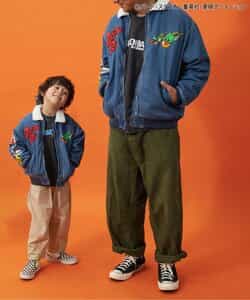 リンク】ドラゴンボールコラボ デニムボアジャケット(大人サイズ