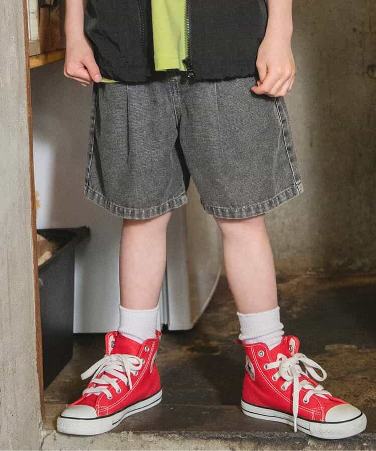 カラーデニムハーフパンツ 5分丈（J223036）|BREEZE（ブリーズ