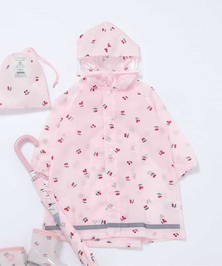 花・ハート・さくらんぼ・恐竜柄レインコート（V163016）|apres les
