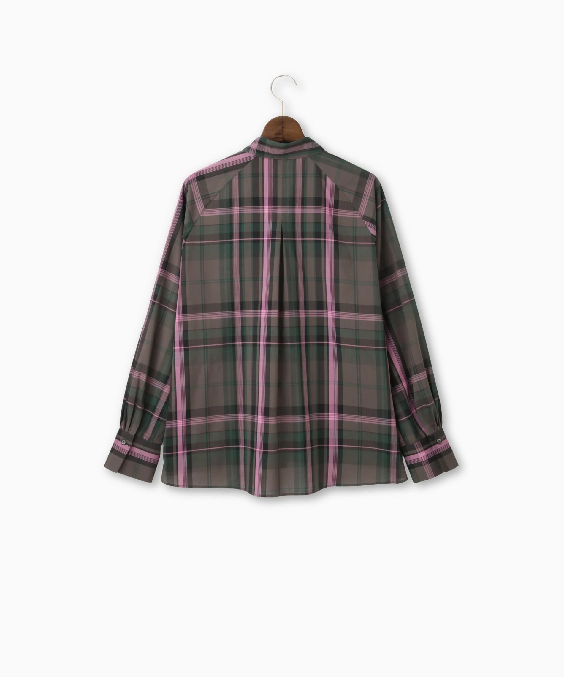 ビッグチェックボウタイブラウス – FACE SANS FARD