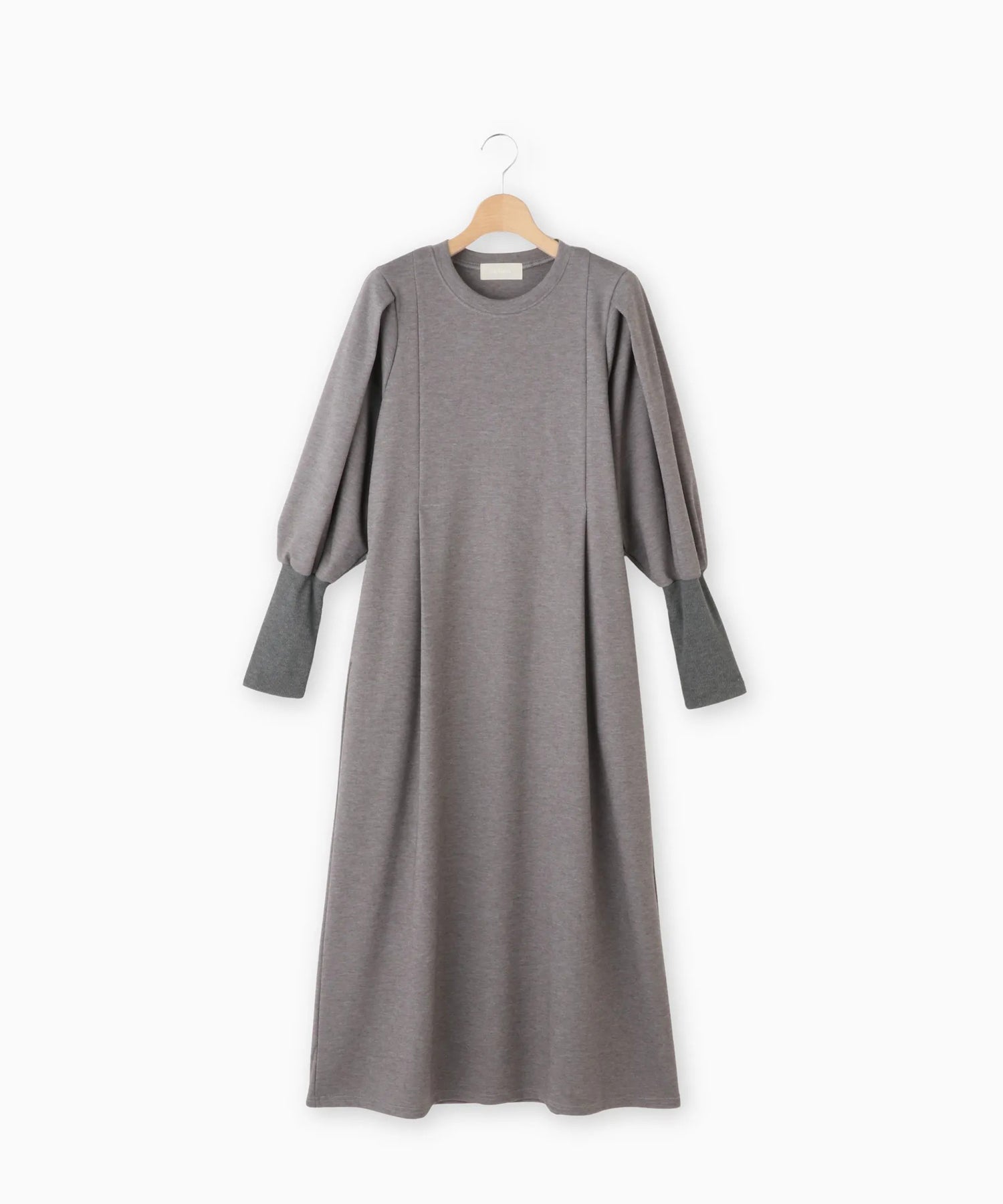 ボリュームスリーブタックワンピース – FACE SANS FARD