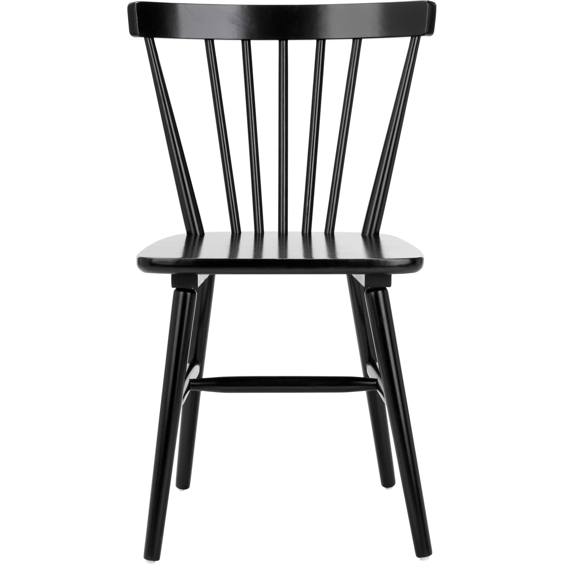 Wilder Spindle Back Dining Chair Black (Set of 2) - Froy.com