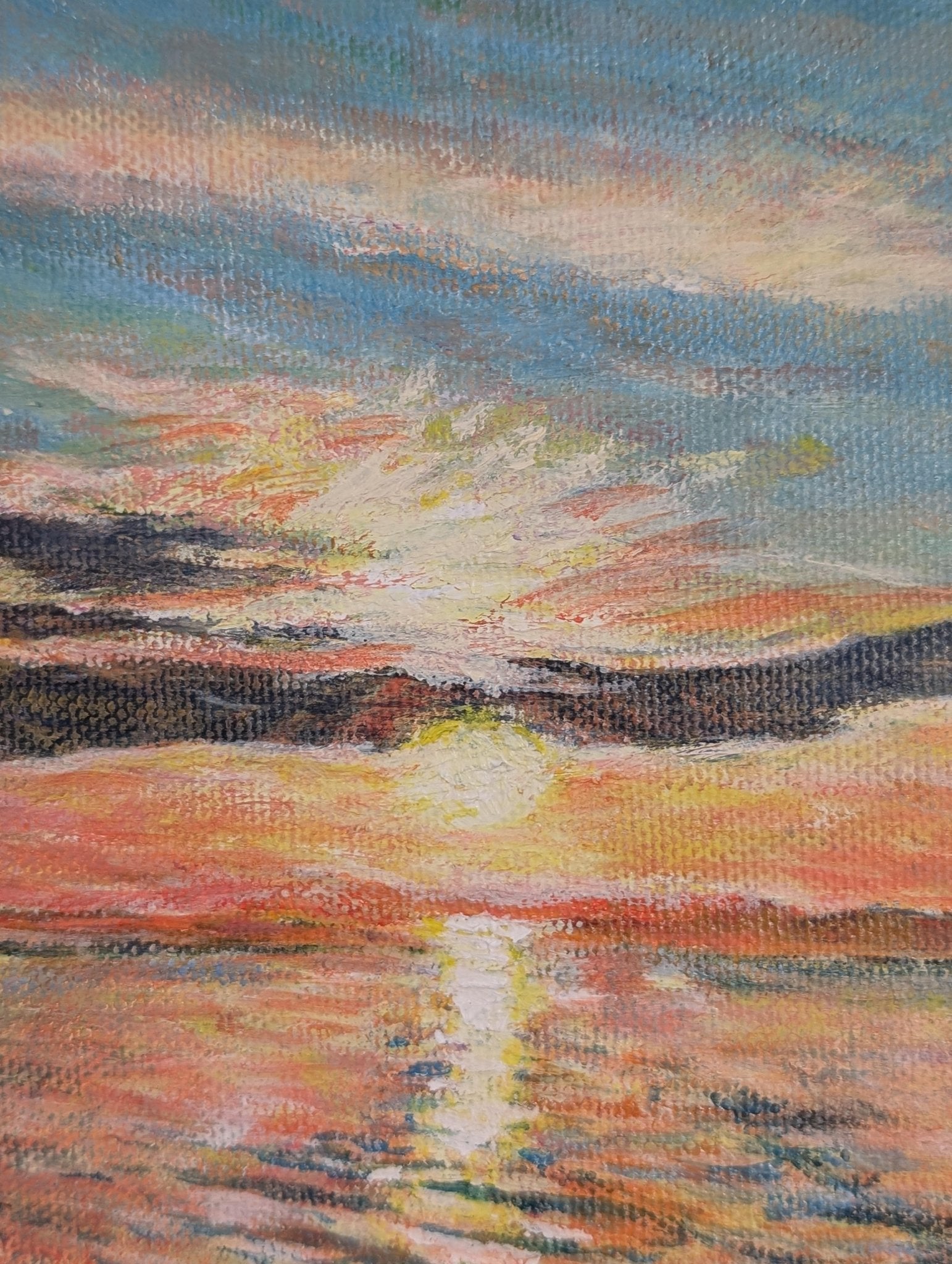 絵画の通販、購入ならFROM ARTIST/作品名：『伊勢の夕日（Ise's sunset