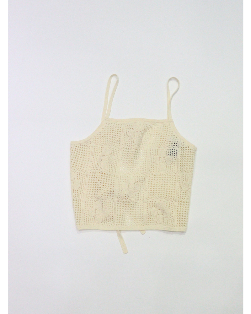 PHEENY（フィーニー)PS26-KT02 Cotton Lace Stitch Camisoleの通販