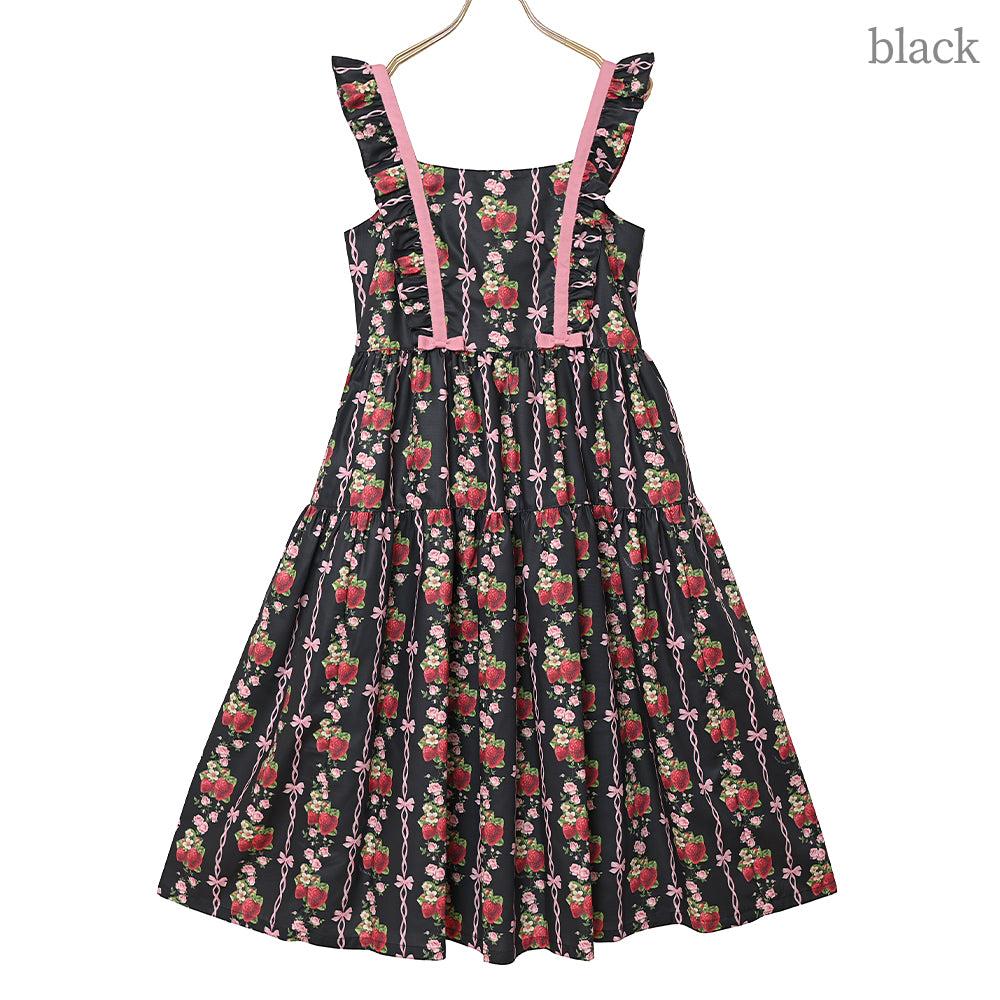 Strawberry Roseジャンパースカート-Melody BasKet(メロディバスケット