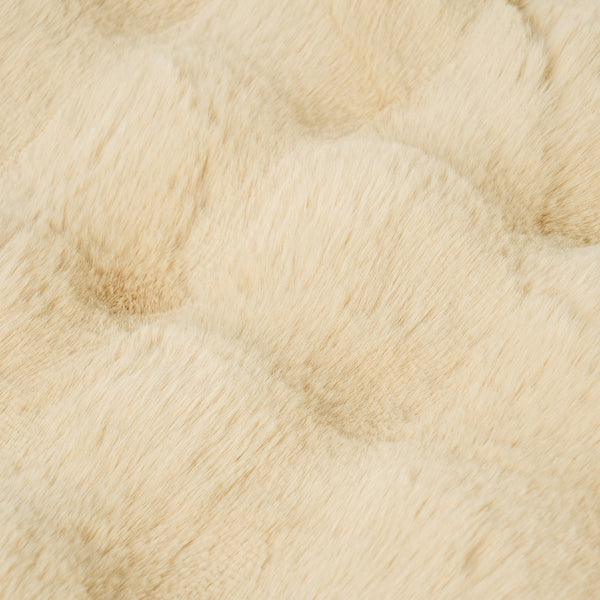 EC限定】ポコモコファー こたつブランケット 2400×1900 イエロー