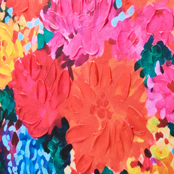 ビビッド フラワー アートボード ブルー | Francfranc（フランフラン