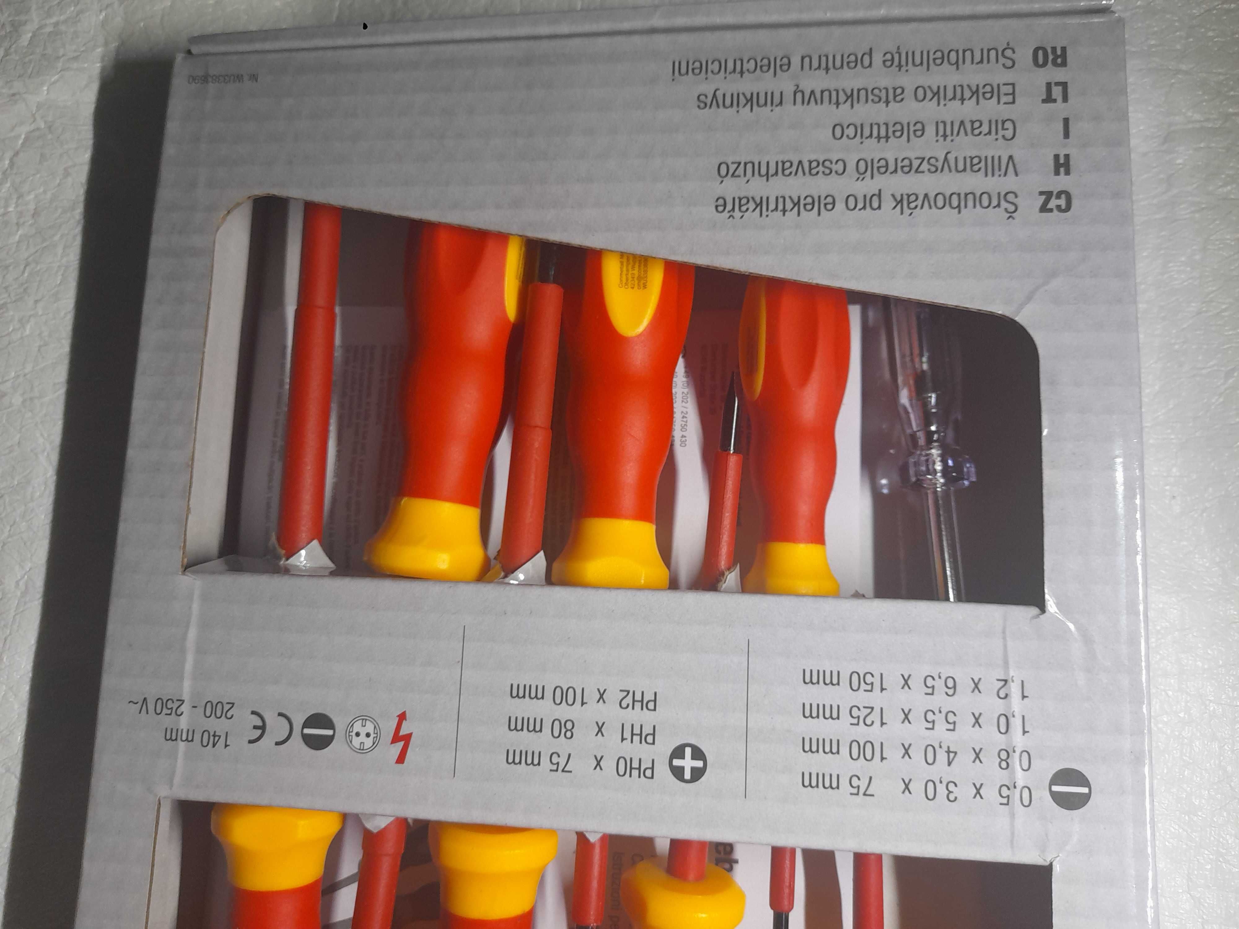 Set surubelnite Electrician izolate 8 piese MEISTERKRAFT GERMANY