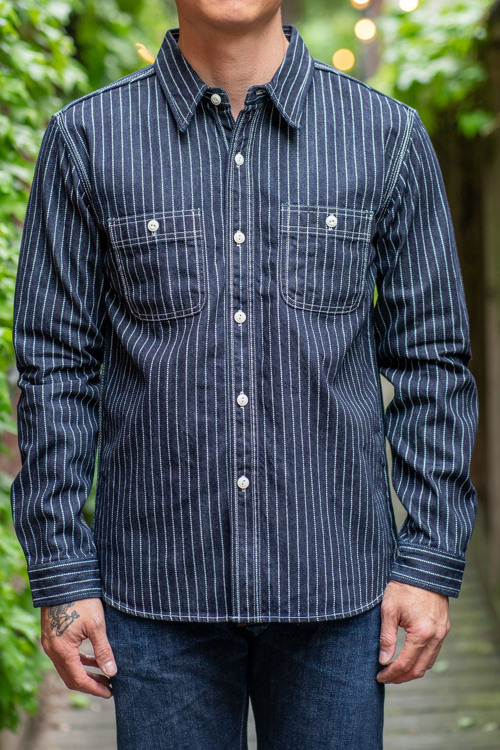 The Flat Head FN-SDK-702L - 10oz Wabash Work Shirt - Franklin & Poe