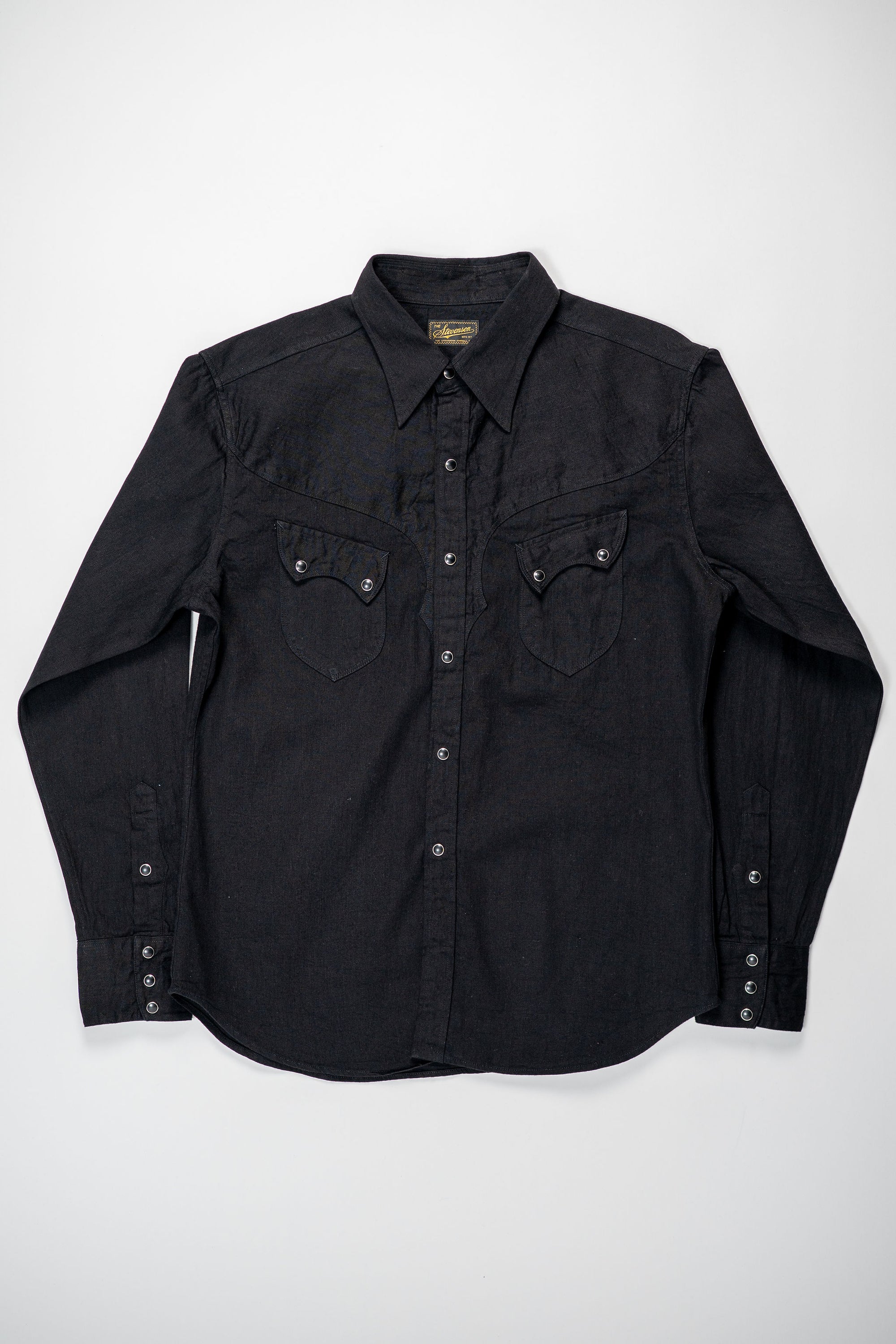 Stevenson Overall Co. Cody Shirt - Black - Franklin & Poe