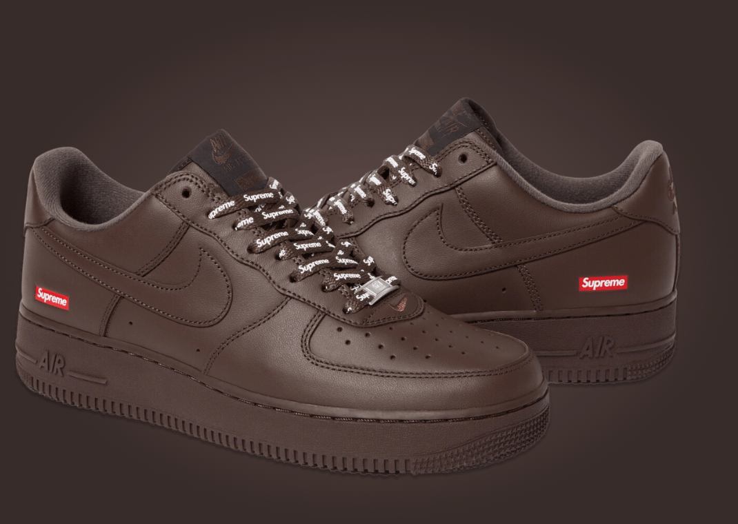 Supreme x Nike “Baroque Brown” Air Force 1 - Frank151.com