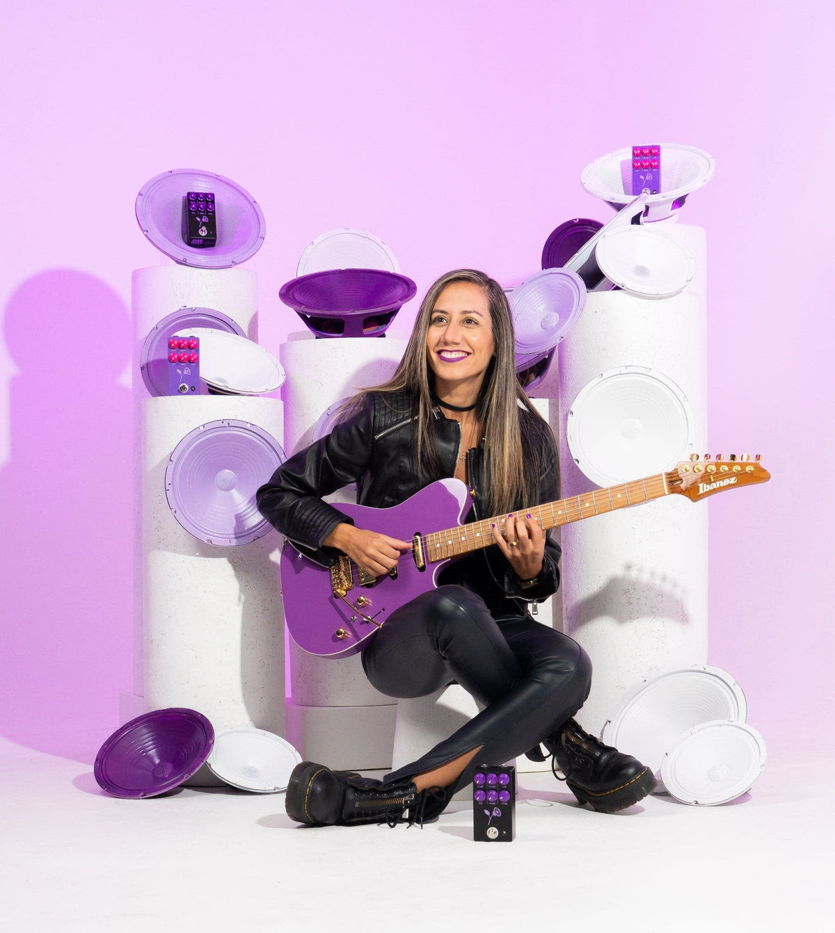 See Lari Basilio Jam with JHS Team to Promote Signature Pedal, The