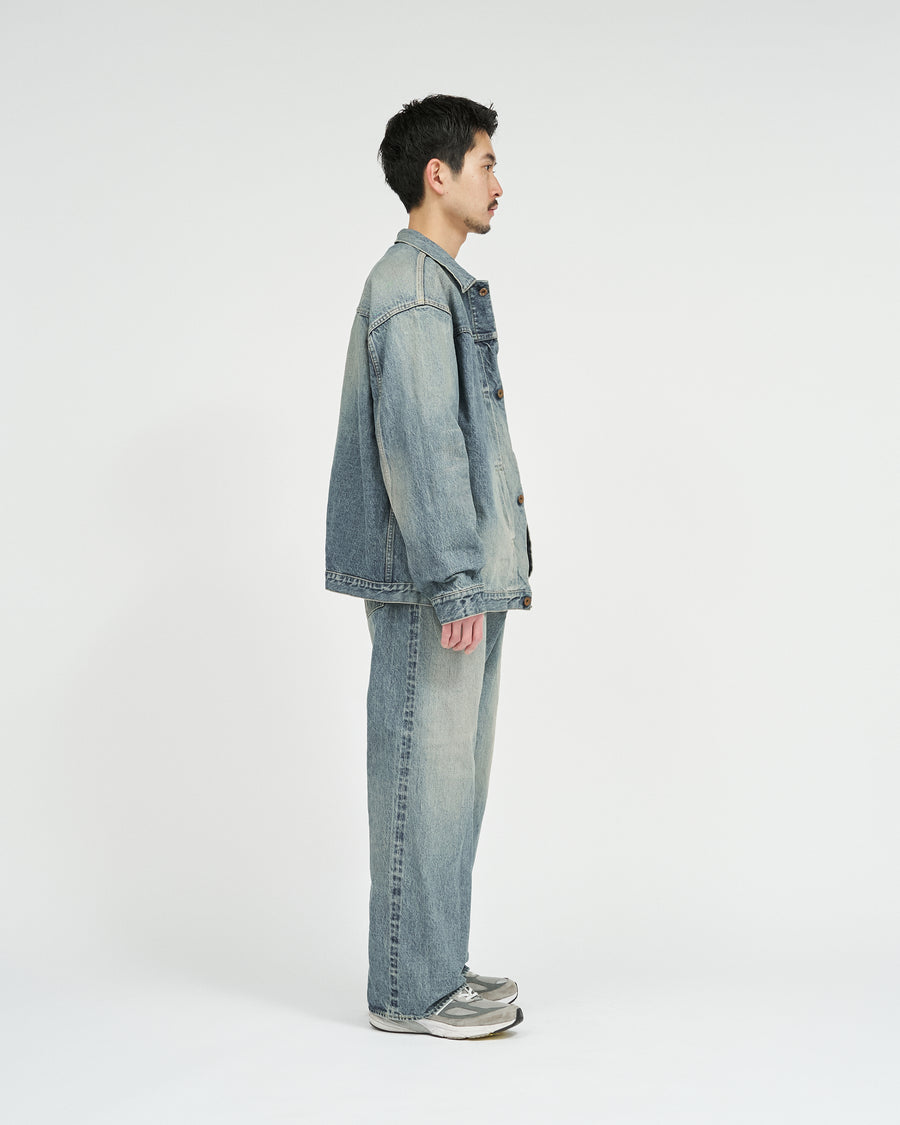 SHABBY HEAVY KIBATA SHUTTLE HYPER BIG WWⅡ ”1ST” DENIM JACKET