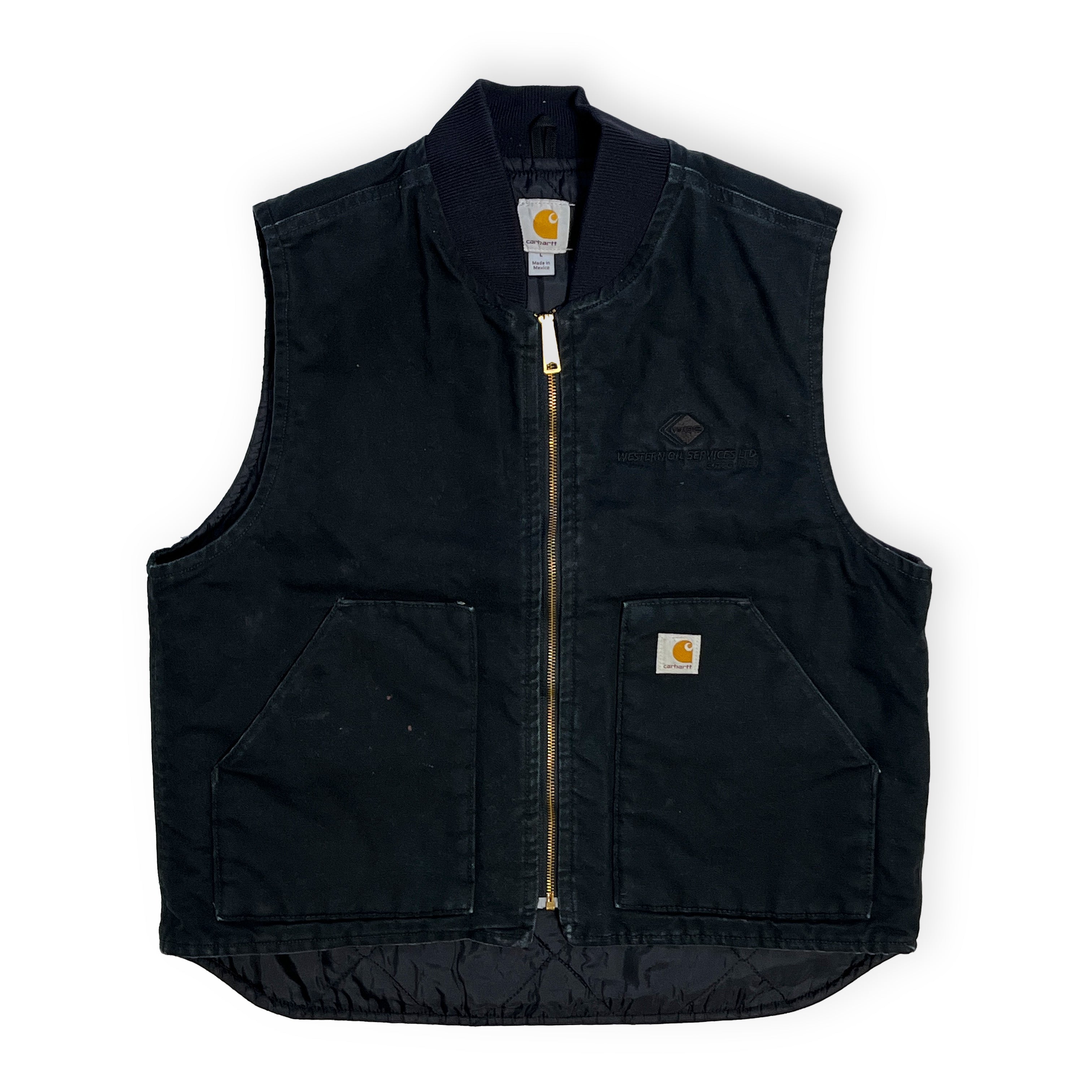 14 メキシコ製 Carhartt ダックベスト ブラック Size (L) – frgeek