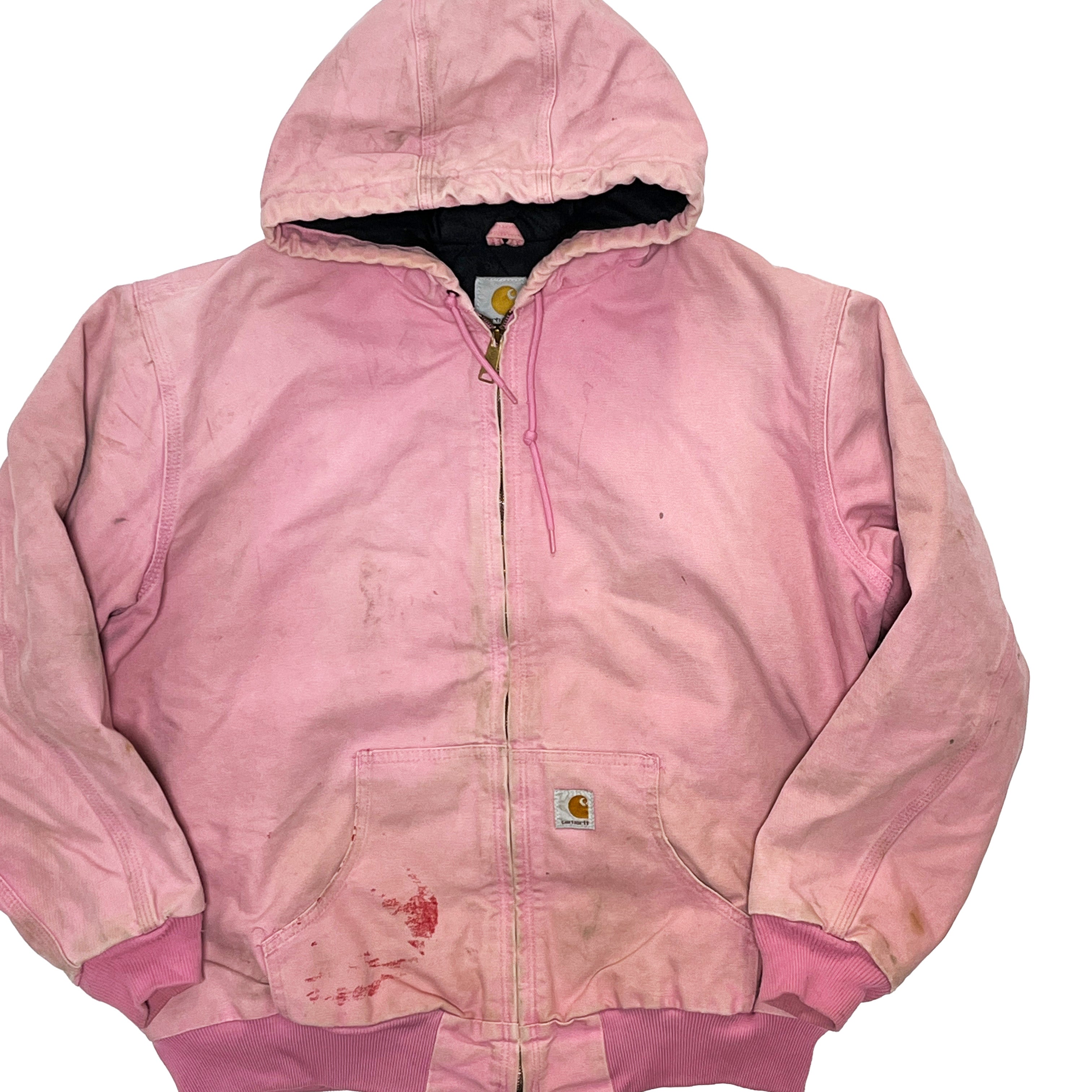 メキシコ製 Carhartt Duck Active JKT ピンク Size (XL 16/18) レア