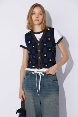 YANYAN(ヤンヤン)の【SPURSHOP別注】ニットベスト通販 | mirabella