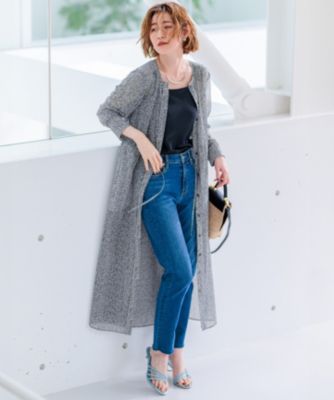 23区 S(ニジュウサンク エス)の【SLOW/洗える】SLOW DENIM タイト