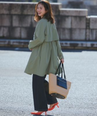 23区 L(ニジュウサンク エル)の【撥水加工】ライトツイル ノーカラー