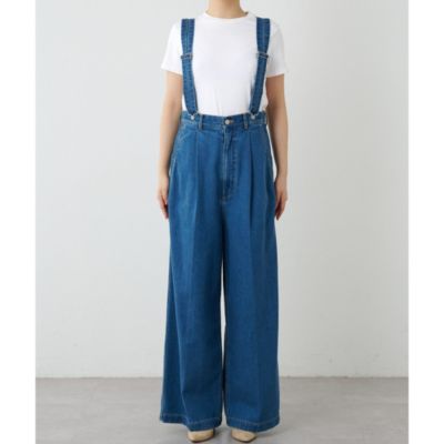 Whim Gazette(ウィム ガゼット)の【GEMINI】サスペンダーデニムパンツ