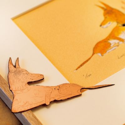 山本容子作(ヤマモトヨウコ サク)の『Lucas』銅版画 手彩色通販