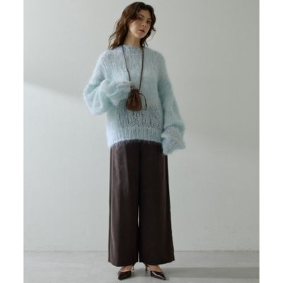 Whim Gazette(ウィム ガゼット)のハンドクルーニットプルオーバー通販