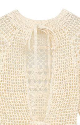 CLANE(クラネ)のBACK OPEN CROCHET KNIT TOPS通販 | 集英社HAPPY PLUS