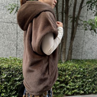 Curensology(カレンソロジー)のファーフーディーベスト通販 | 集英社