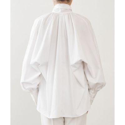 Whim Gazette(ウィム ガゼット)のボウタイドルマンブラウス通販