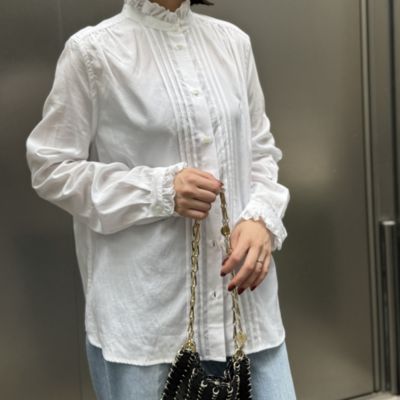 SINME(シンメ)のスカラエンブロイダリーシャツ通販 | mirabella