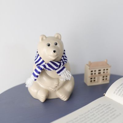 biotope(ビオトープ)のシロクマ貯金箱2025 マフラー付き通販 | 集英社