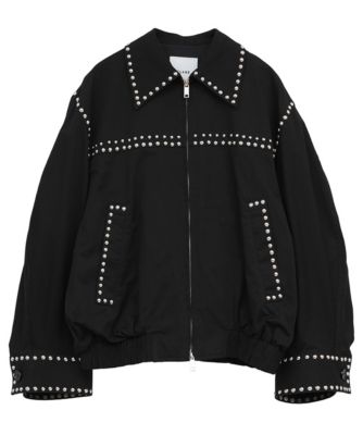 CLANE(クラネ)のW COLOR STUDDED DRIZZLER JACKET通販 | mirabella