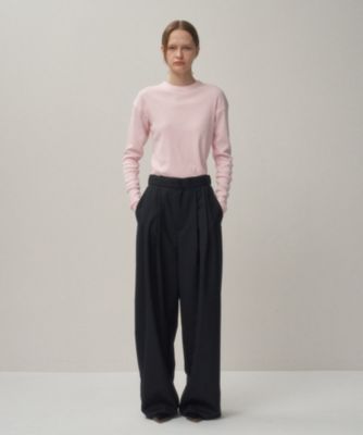 ATON(エイトン)のWOOL TROPICAL | ワイドイージーパンツ通販 | 集英社