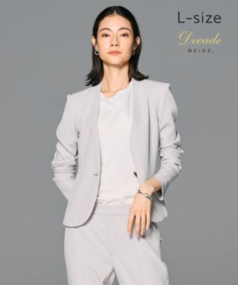 BEIGE，(ベイジ)の【L-size・セットアップ対応】LUIZA / ノーカラー