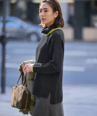 23区(ニジュウサンク)の【FUDGE掲載/洗える】ウールカシミヤ コンビ